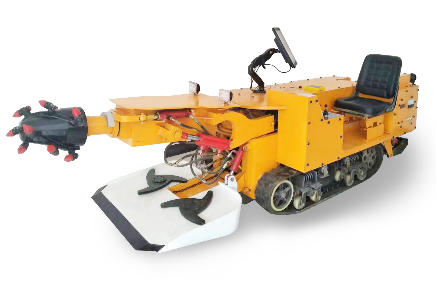 掘進(jìn)機(jī)智能操作模擬裝置(圖1) 掘進(jìn)機(jī)智能操作模擬裝置