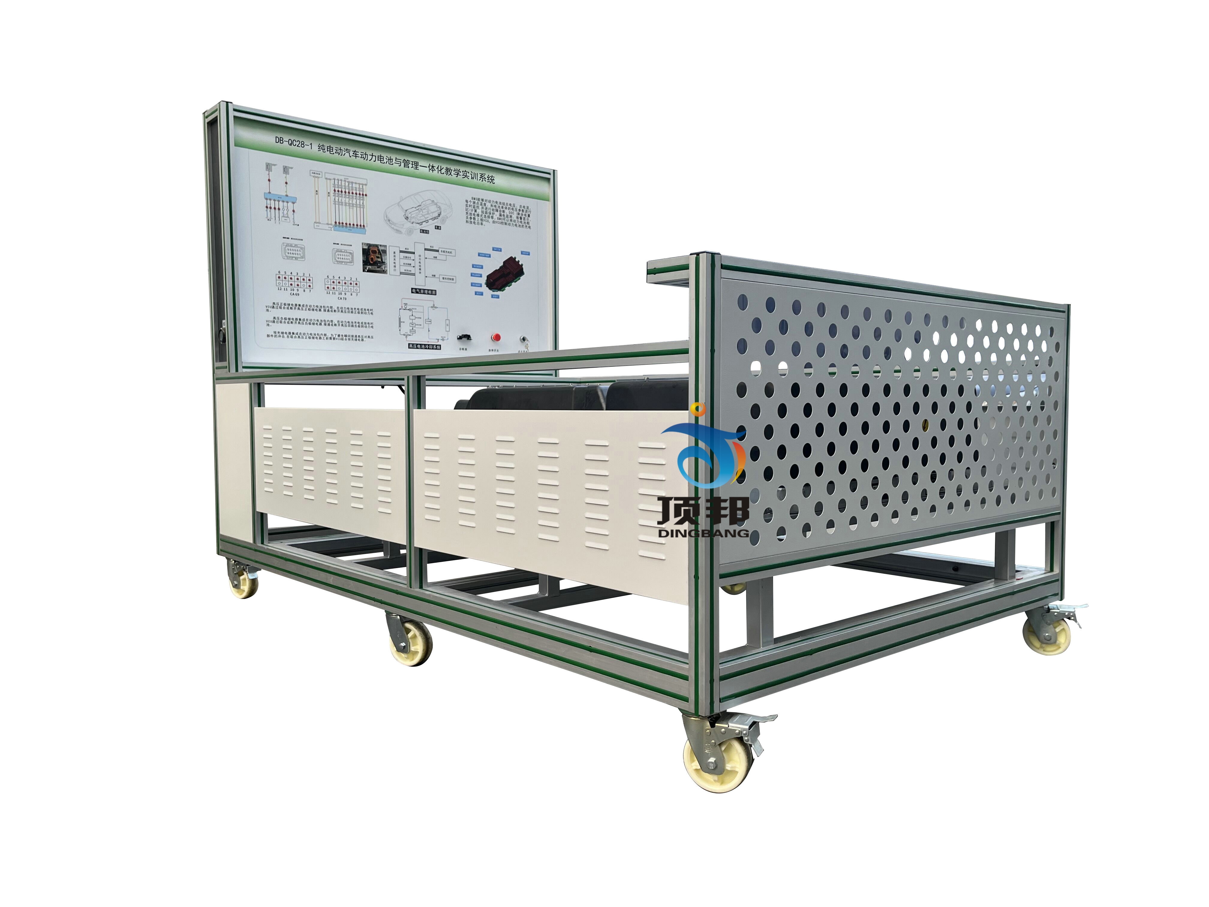 純電動(dòng)汽車(chē)一體化教學(xué)實(shí)訓系統(吉利)(圖2) 純電動(dòng)汽車(chē)動(dòng)力電池與管理一體化教學(xué)實(shí)訓系統