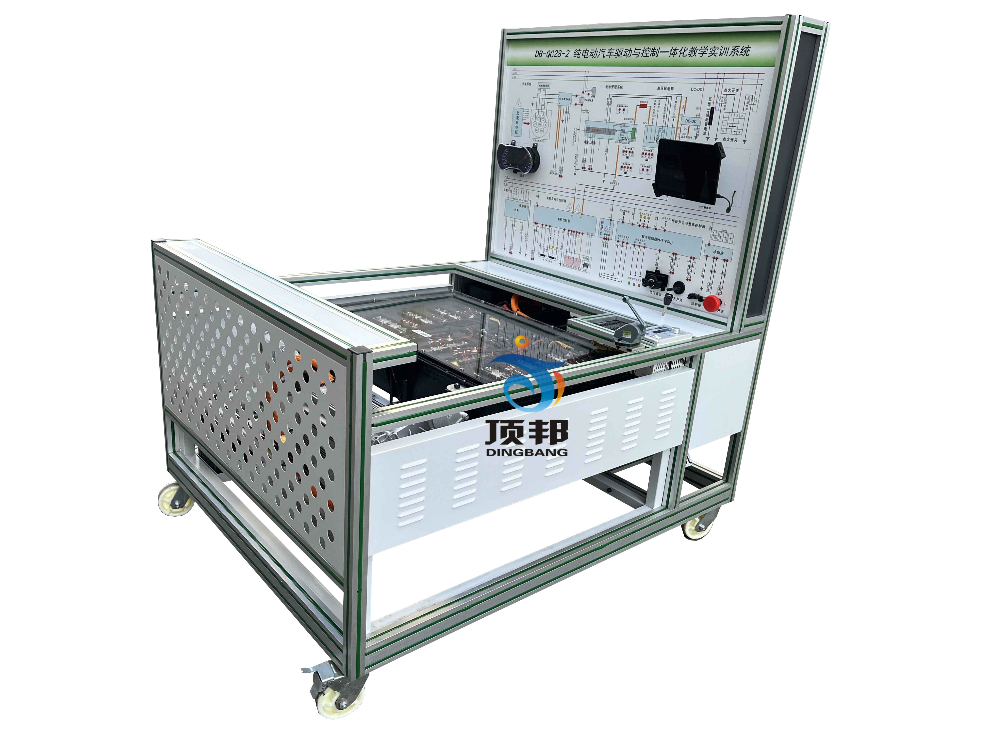 純電動(dòng)汽車(chē)一體化教學(xué)實(shí)訓系統(吉利)(圖3) 純電動(dòng)汽車(chē)驅動(dòng)與控制一體化教學(xué)實(shí)訓系統