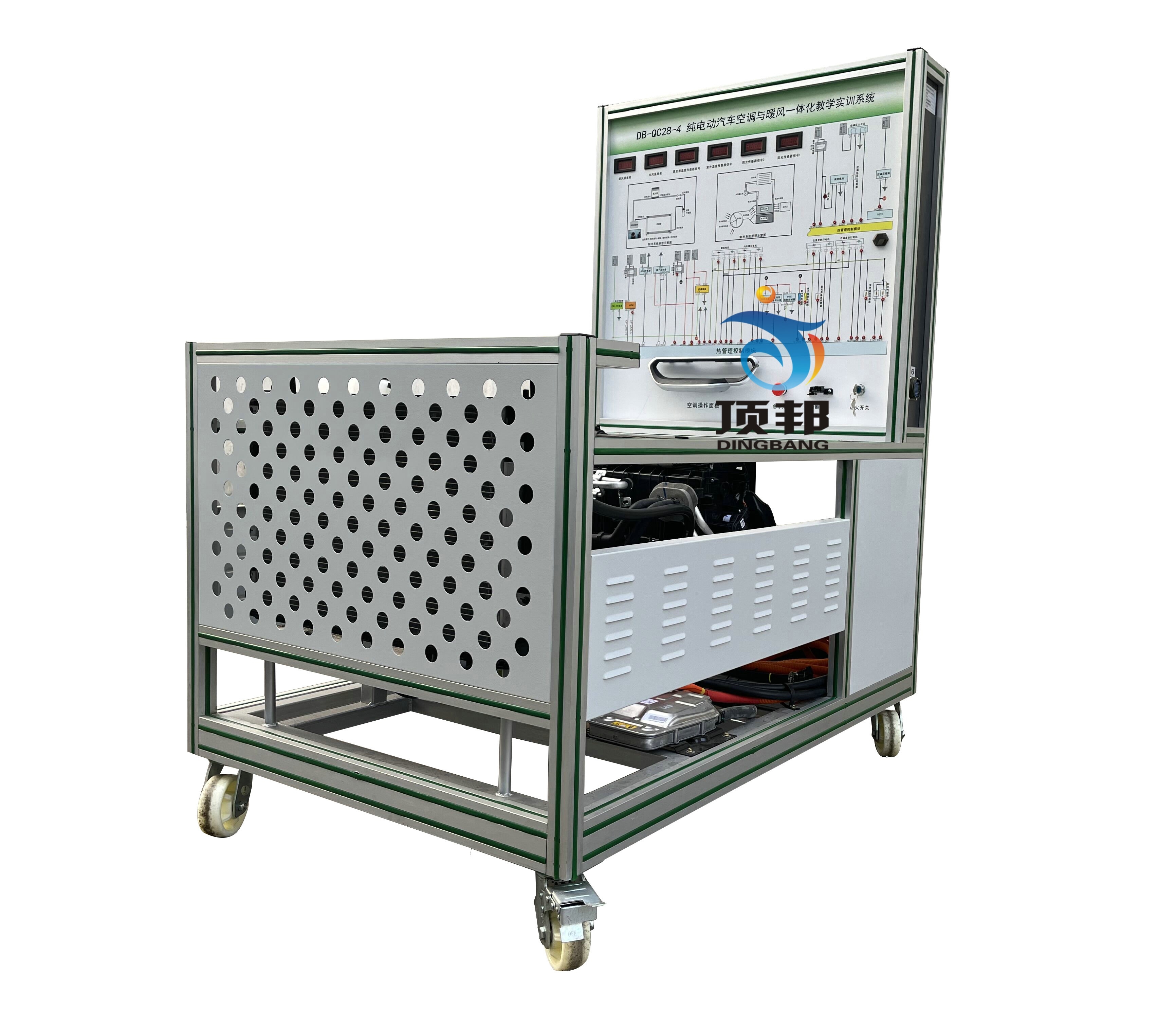 純電動(dòng)汽車(chē)一體化教學(xué)實(shí)訓系統(吉利)(圖5) 純電動(dòng)汽車(chē)空調與暖風(fēng)一體化教學(xué)實(shí)訓系統