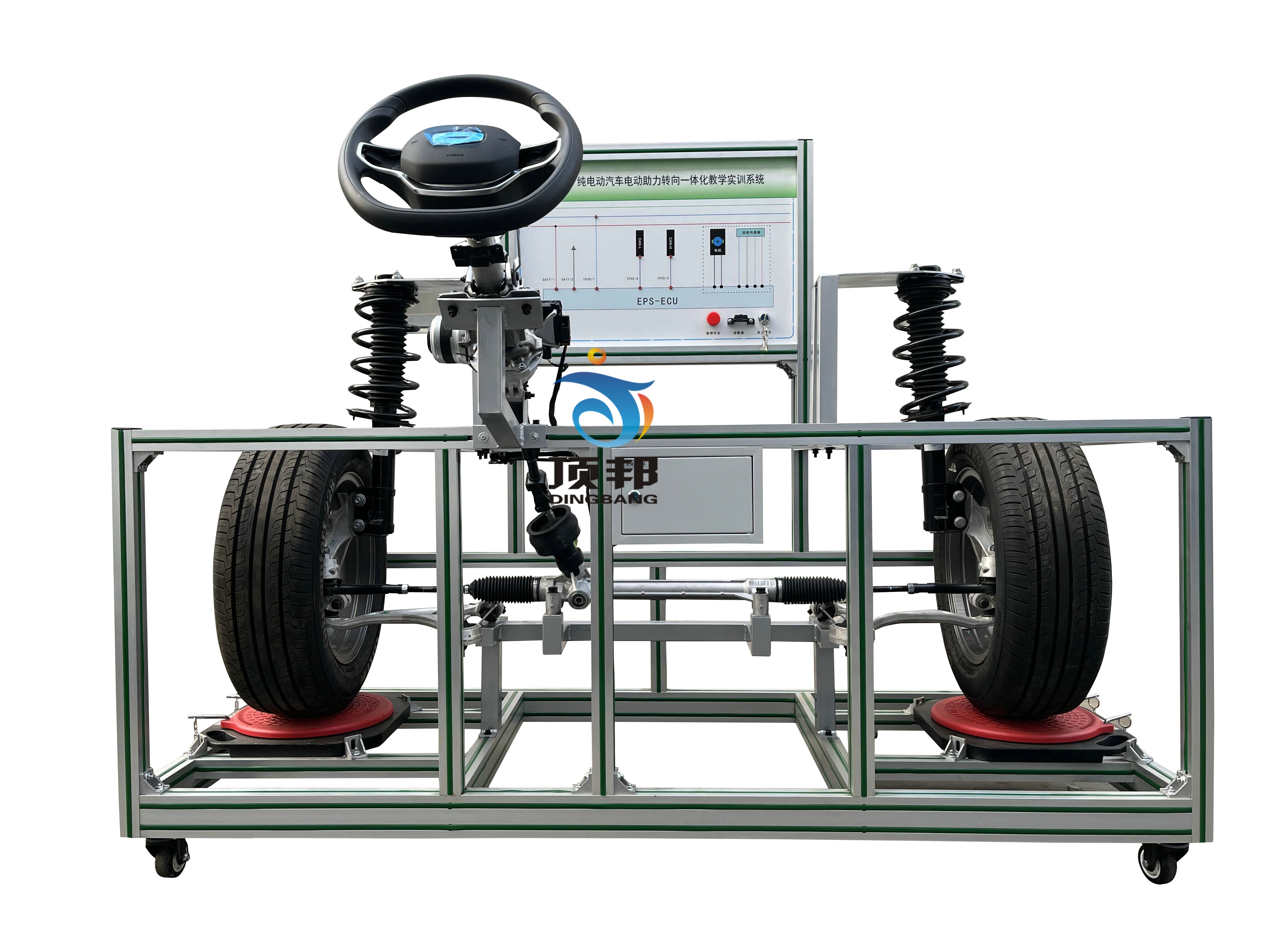 純電動(dòng)汽車(chē)一體化教學(xué)實(shí)訓系統(吉利)(圖7) 純電動(dòng)汽車(chē)電動(dòng)助力轉向一體化教學(xué)實(shí)訓系統
