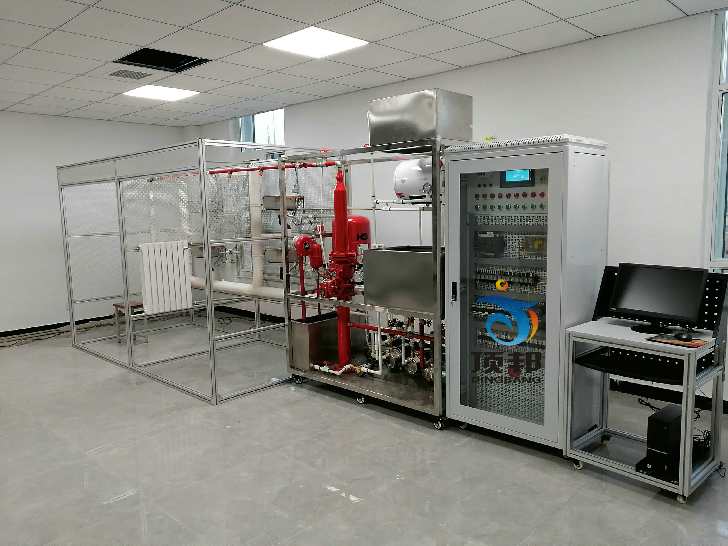 建筑給排水電氣及自動化實(shí)訓(xùn)系統(tǒng)(圖1) 建筑給排水電氣及自動化實(shí)訓(xùn)系統(tǒng)