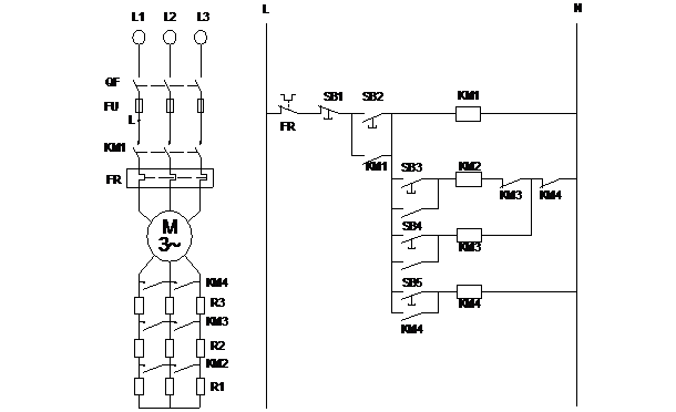 三相線(xiàn)繞式異步電動(dòng)機自動(dòng)起動(dòng)控制實(shí)驗(圖1) 三相線(xiàn)繞式異步電動(dòng)機自動(dòng)起動(dòng)控制實(shí)驗(圖1)