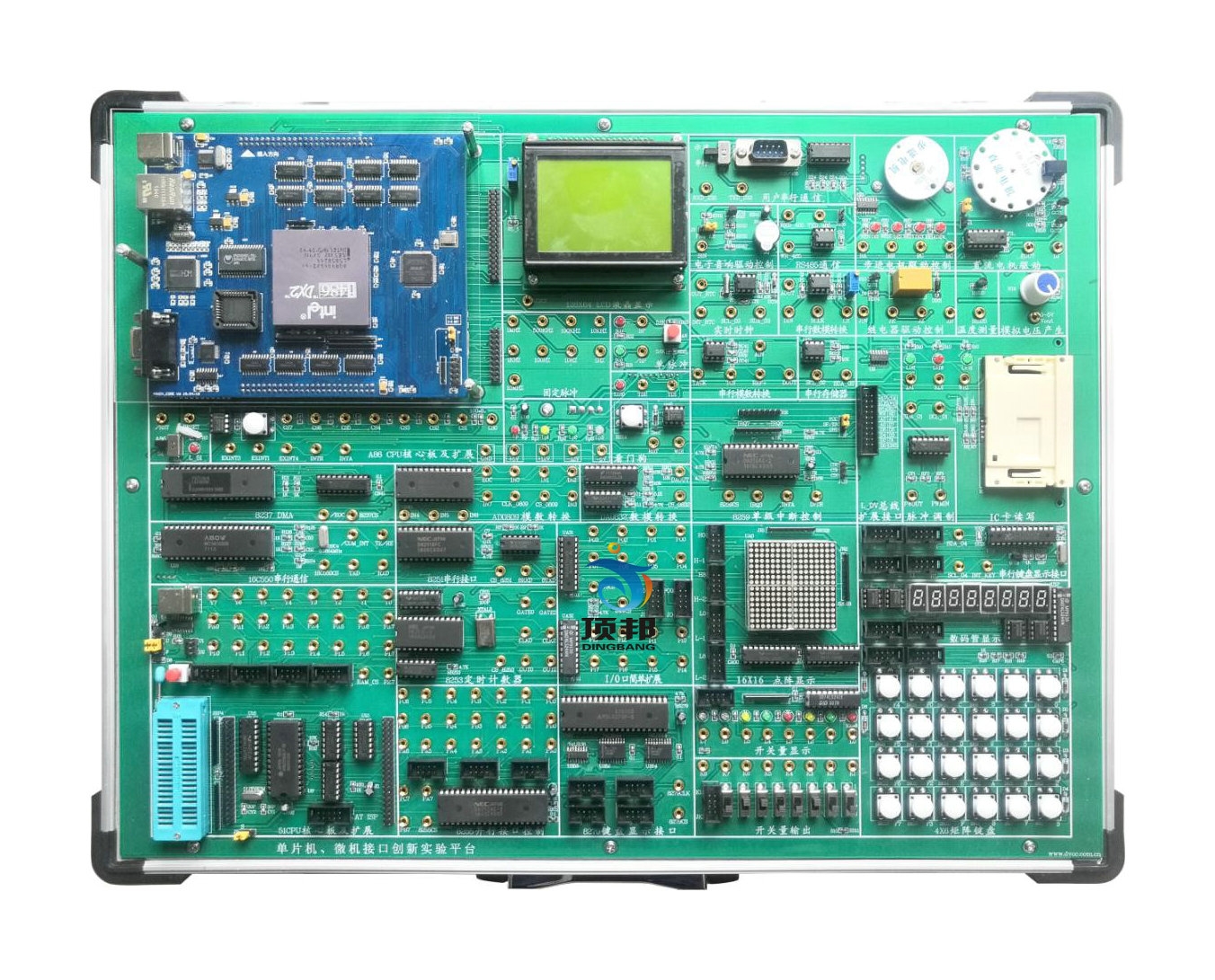 單片機(jī)微機(jī)接口創(chuàng)新實(shí)驗(yàn)平臺(tái)(圖1) 單片機(jī)微機(jī)接口創(chuàng)新實(shí)驗(yàn)平臺(tái)