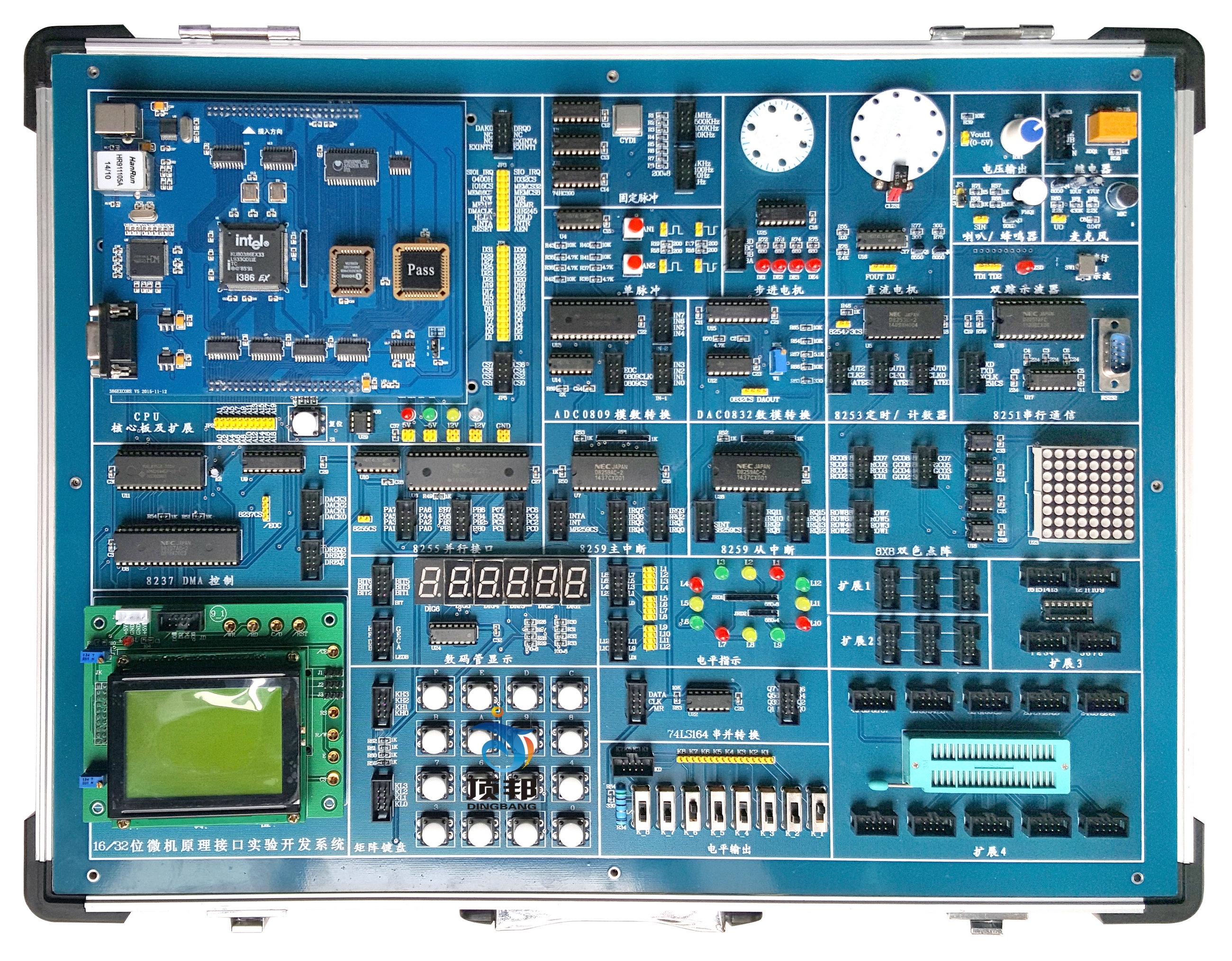 8-32位微機原理接口實驗系統(tǒng)(圖1) 8-32位微機原理接口實驗系統(tǒng)