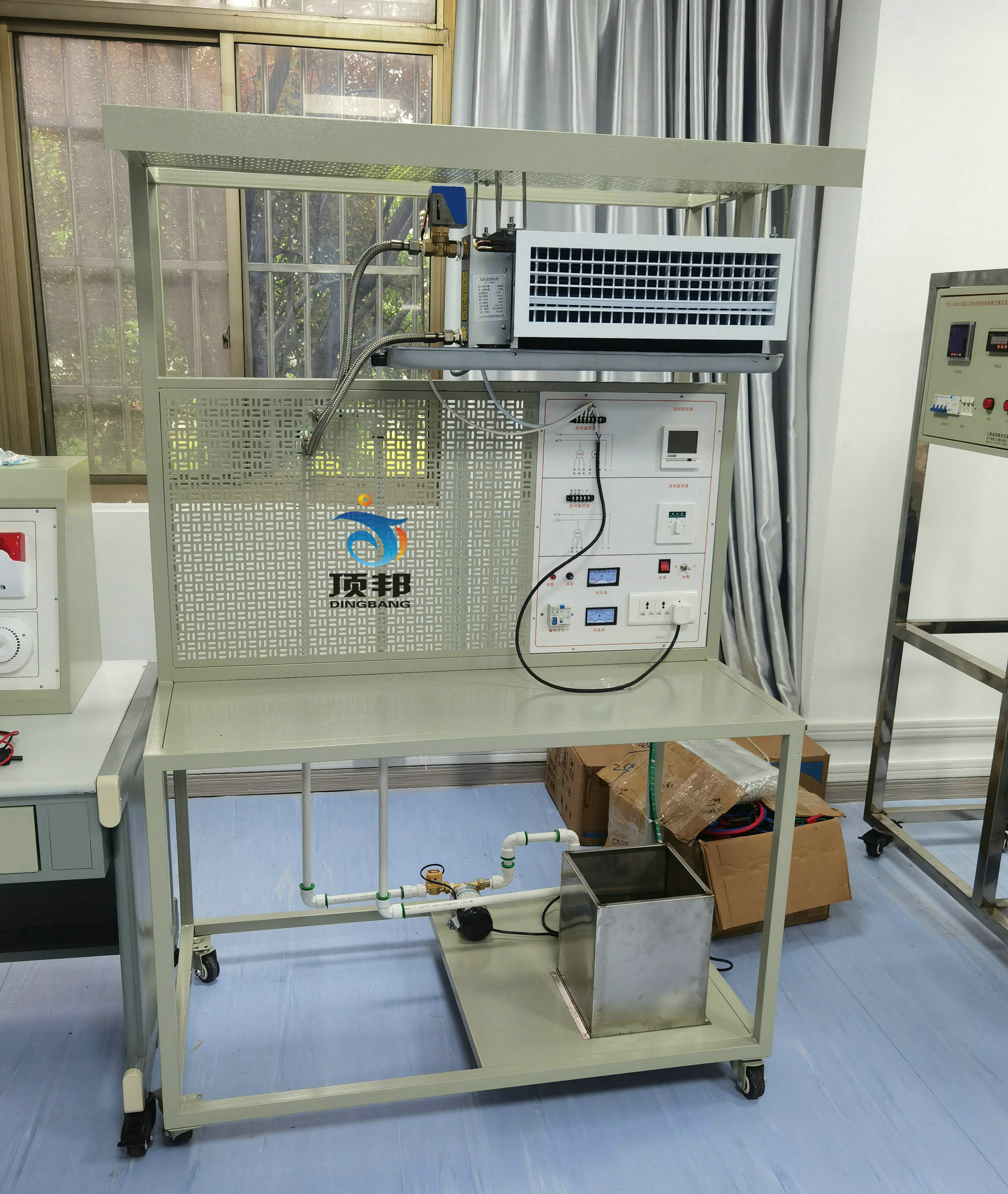 風(fēng)機盤(pán)管接線(xiàn)安裝實(shí)訓裝置