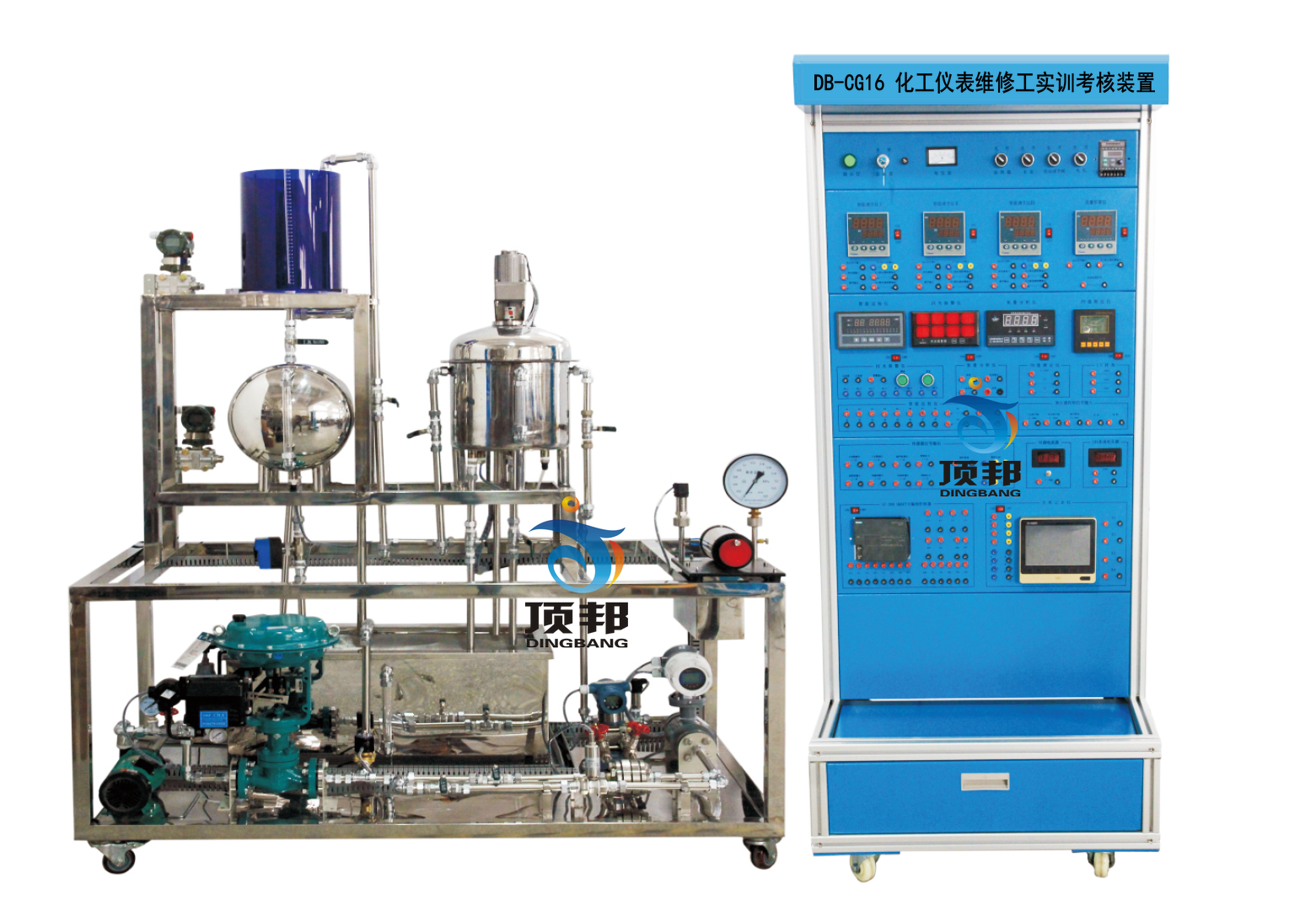 化工儀表維修工實訓(xùn)考核裝置(圖1) 化工儀表維修工實訓(xùn)考核裝置