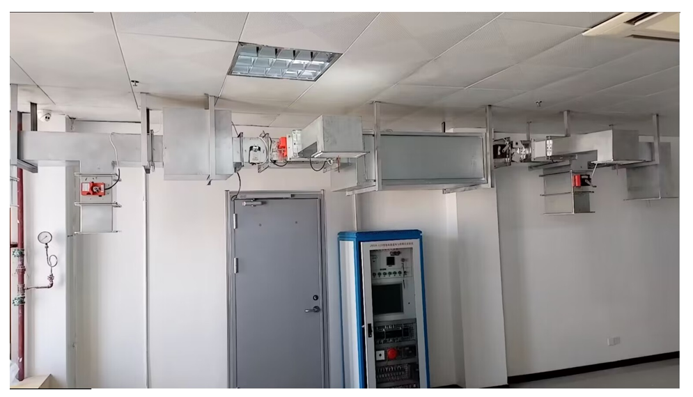 變風量通風與排煙系統(tǒng)實訓設備(圖1) 變風量通風與排煙系統(tǒng)實訓設備