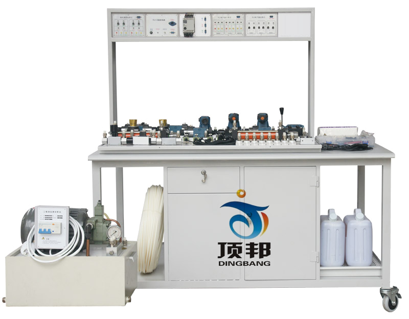 工程液壓氣動(dòng)PLC綜合控制實(shí)驗(yàn)臺(tái)(圖2) 液壓PLC控制面