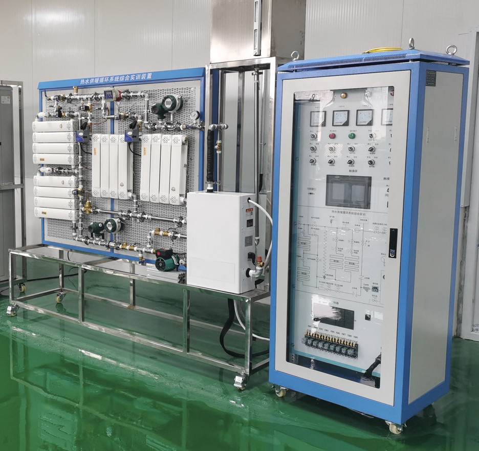 熱水供暖循環(huán)系統(tǒng)綜合實訓(xùn)裝置(圖2) 熱水供暖循環(huán)系統(tǒng)綜合實訓(xùn)裝置