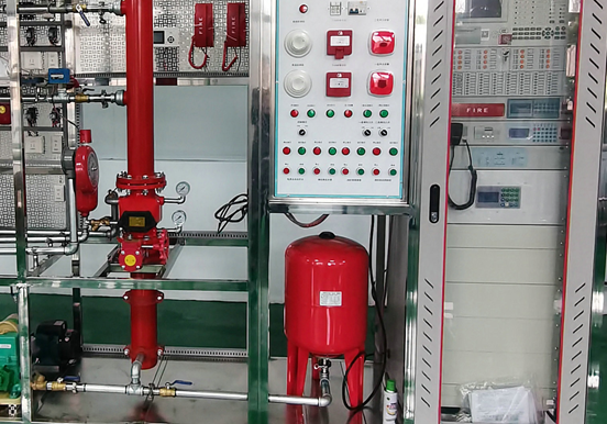 樓宇消防自動(dòng)化系統(tǒng)綜合實(shí)訓(xùn)裝置(圖3) 樓宇消防自動(dòng)化系統(tǒng)綜合實(shí)訓(xùn)裝置