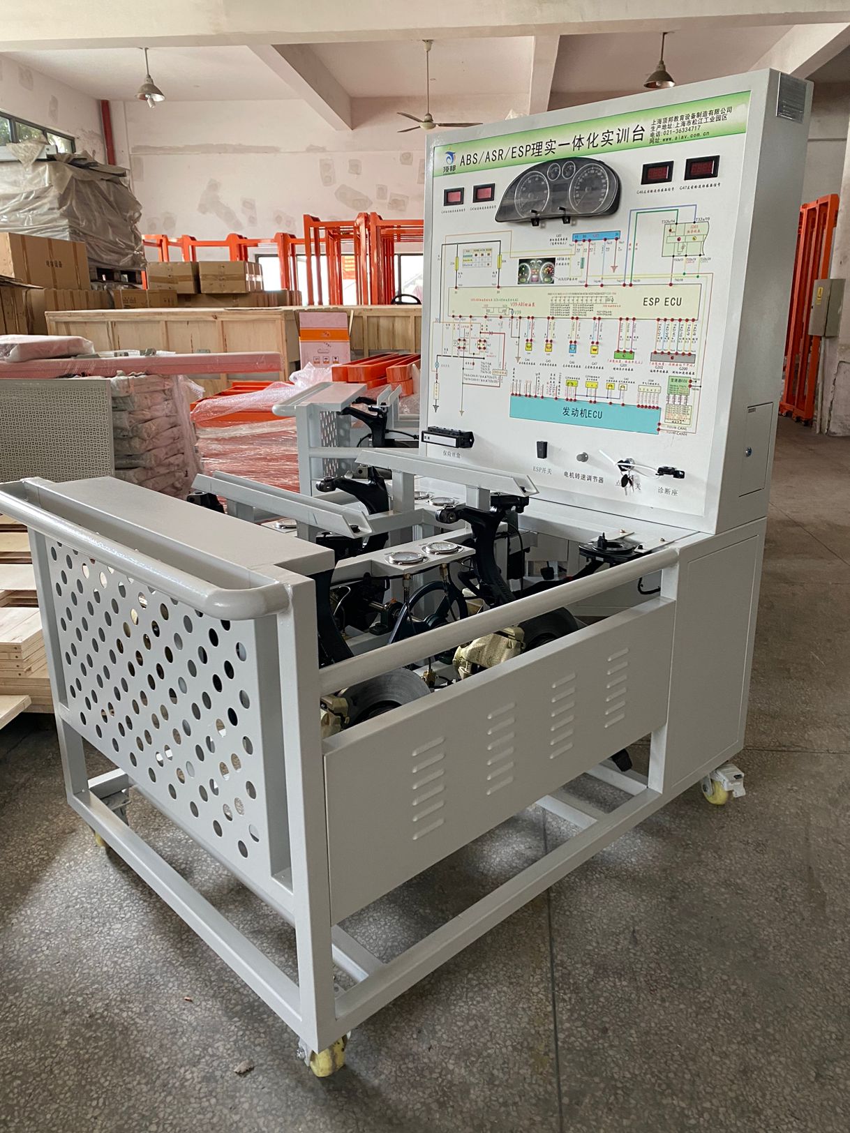 ABS/ASR/ESP制動(dòng)系統(tǒng)實(shí)訓(xùn)臺(tái)