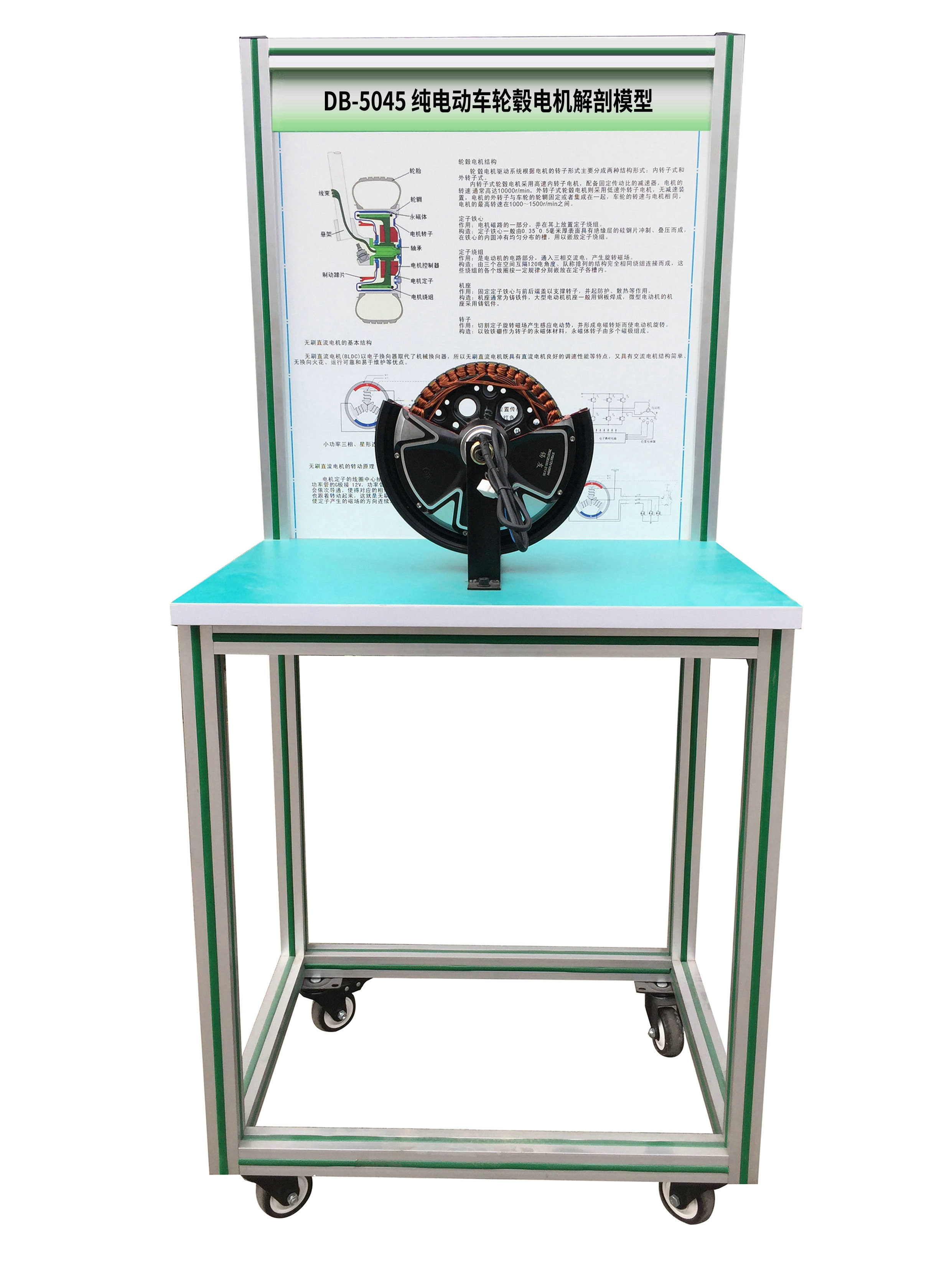 純電動(dòng)車(chē)輪轂電機解剖模型