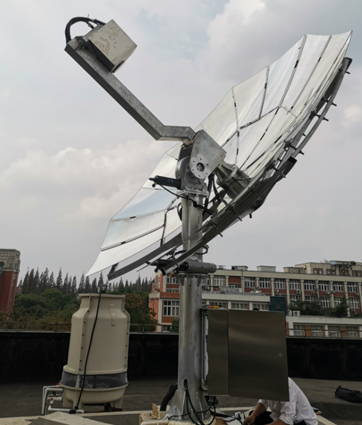 碟式(斯特林)光熱發(fā)電實(shí)訓系統(圖1) 碟式集熱器